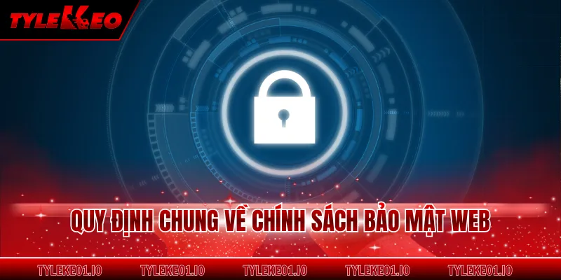 Quy định chung về chính sách bảo mật web