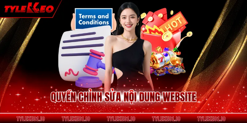 Quyền chỉnh sửa nội dung website