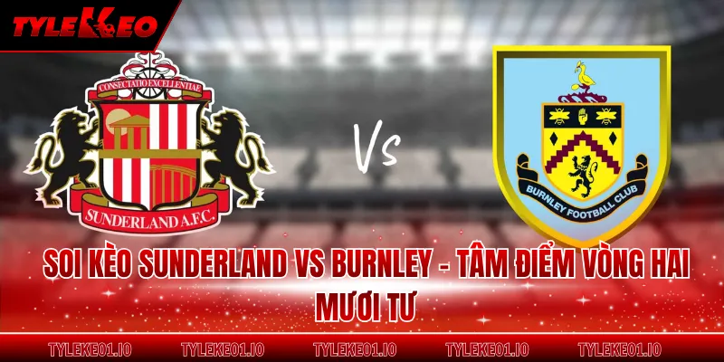 Soi Kèo Sunderland Vs Burnley - Tâm Điểm Vòng Hai Mươi Tư
