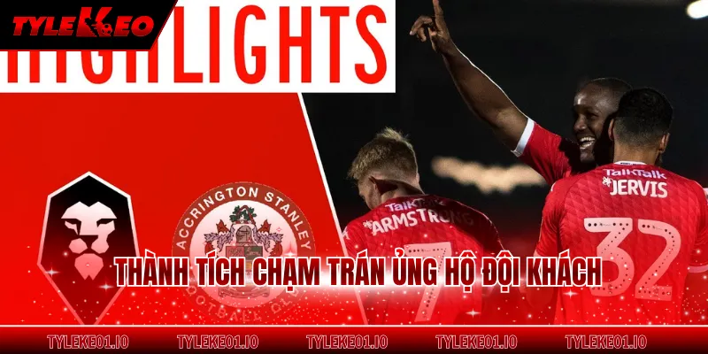 Thành tích chạm trán ủng hộ đội khách